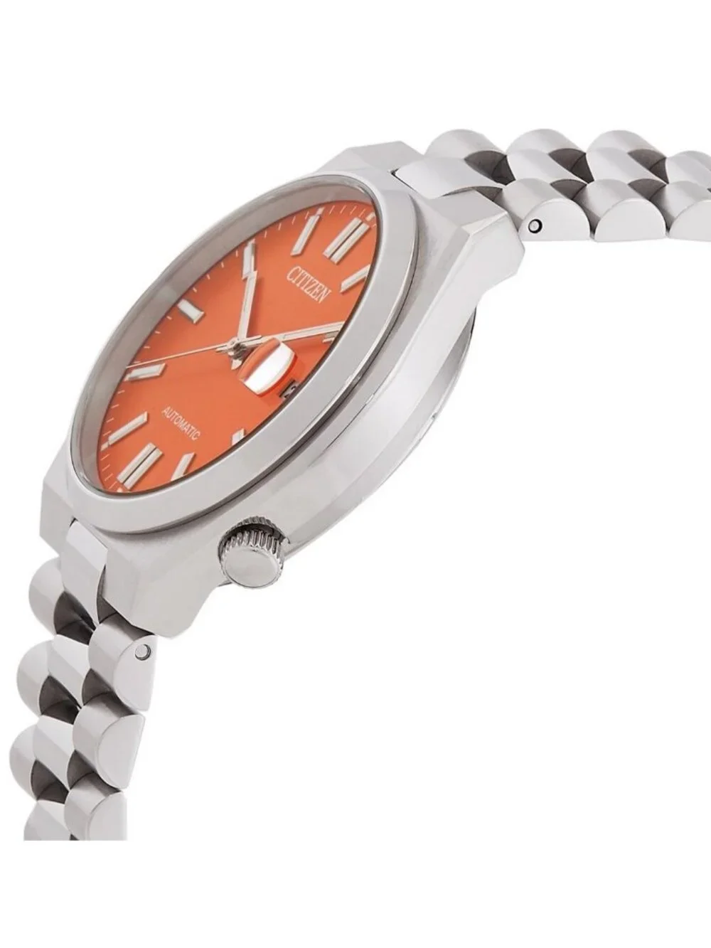 NWT Citizen Tsuyosa Automatic Orange Dial Men's Watch